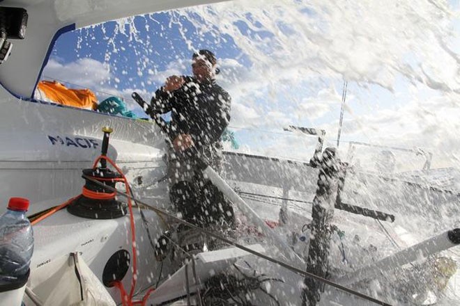 Sébastien Col - Transat Jacques Vabre 2011 © Macif